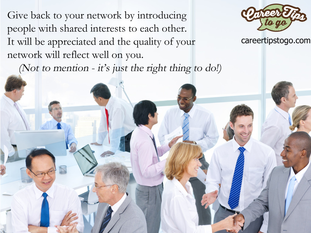 Introduce your network to each other